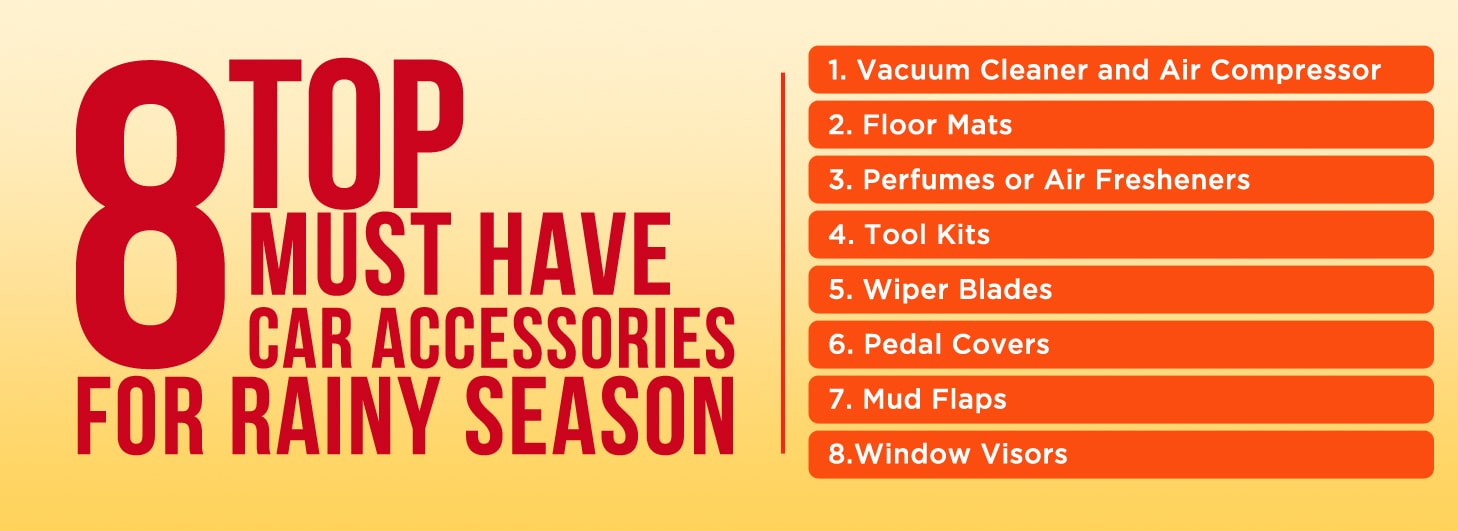 Must have car accessories for rainy season Top Must have car accessories for rainy season