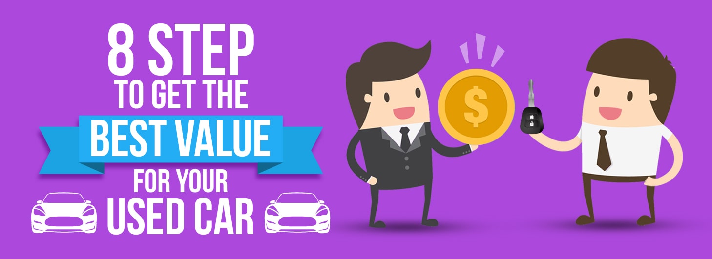 Steps to get best value on your used car
