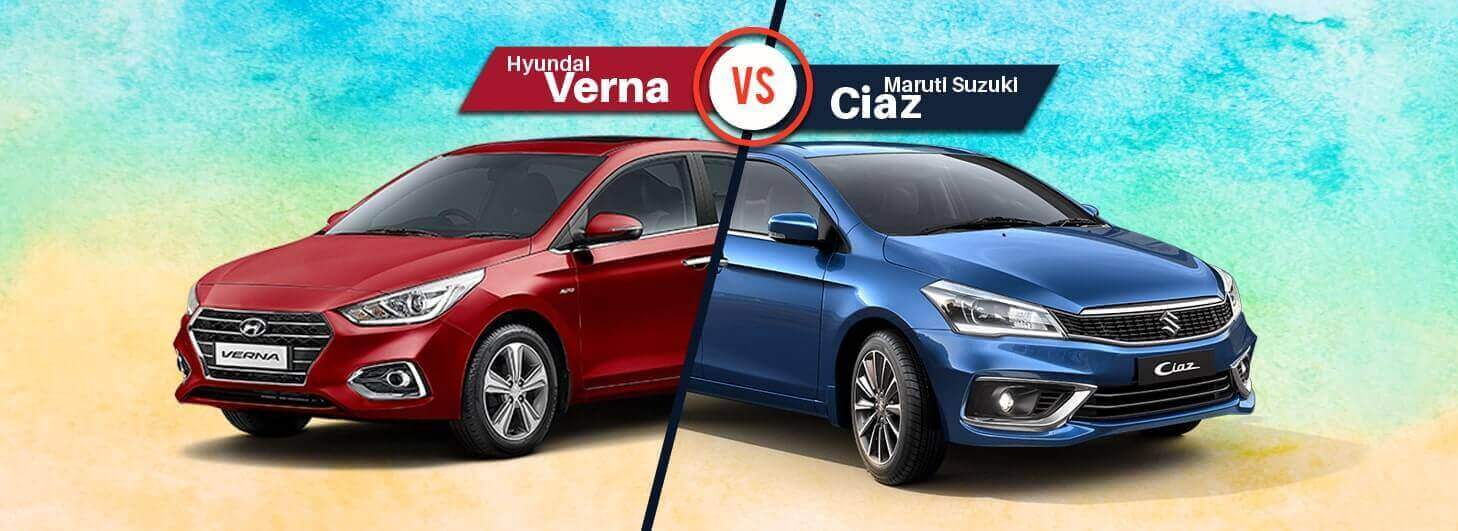 Maruti Suzuki Ciaz Vs Hyundai Verna Comparison