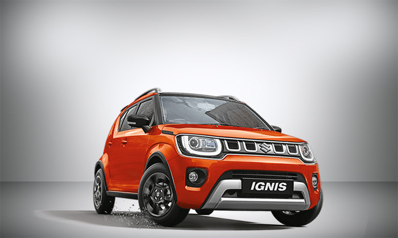 Maruti Suzuki Ignis Lucent Orange With Black Roof