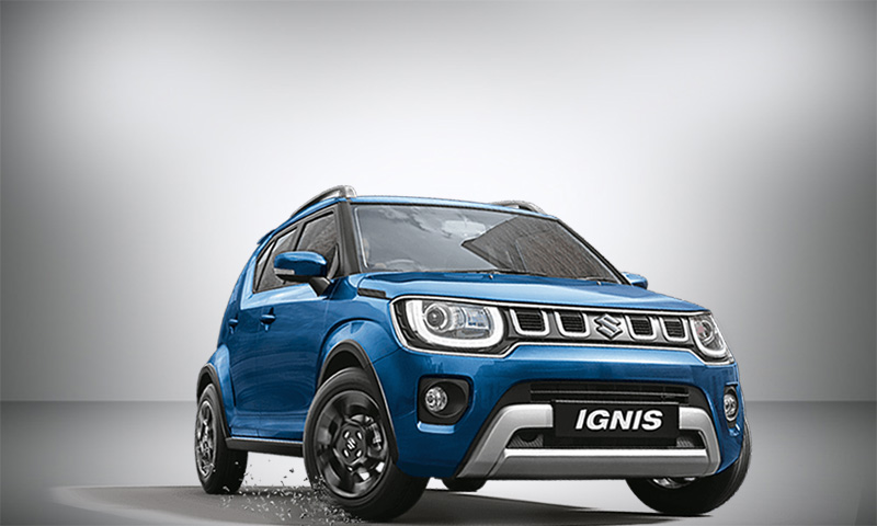 Maruti Suzuki Ignis nexa blue