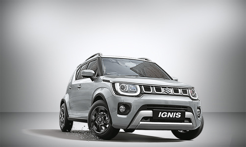 Maruti Suzuki Ignis silky silver