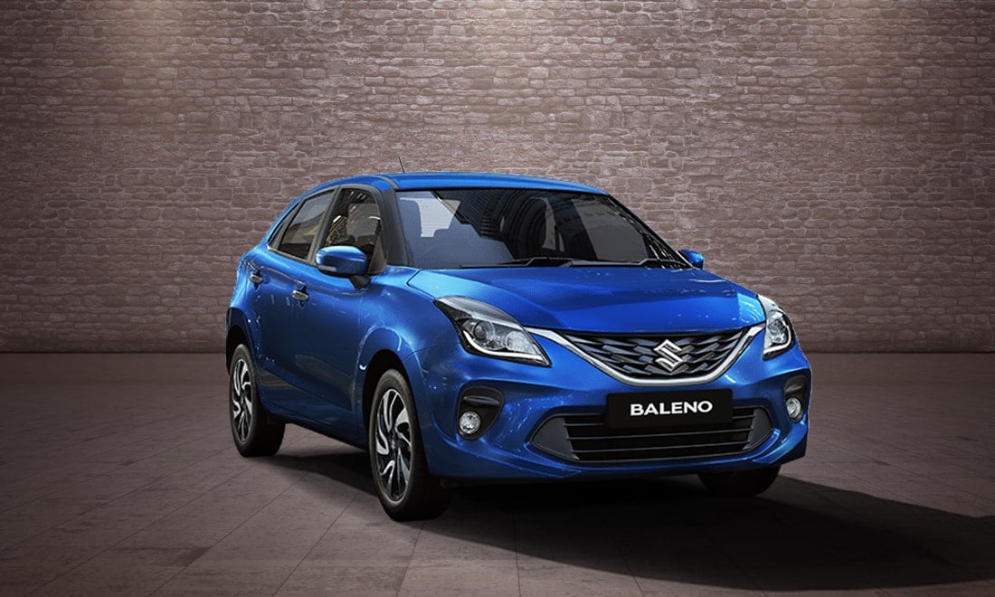 Maruti Suzuki Baleno nexa blue 