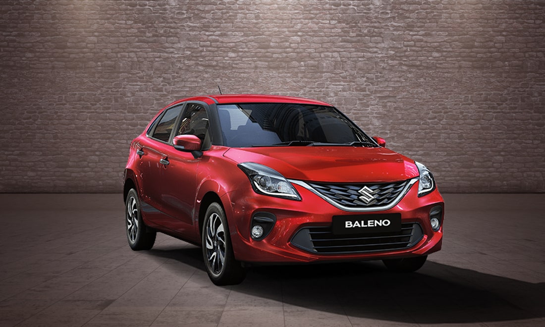 Maruti Suzuki Baleno pearl phoenix red