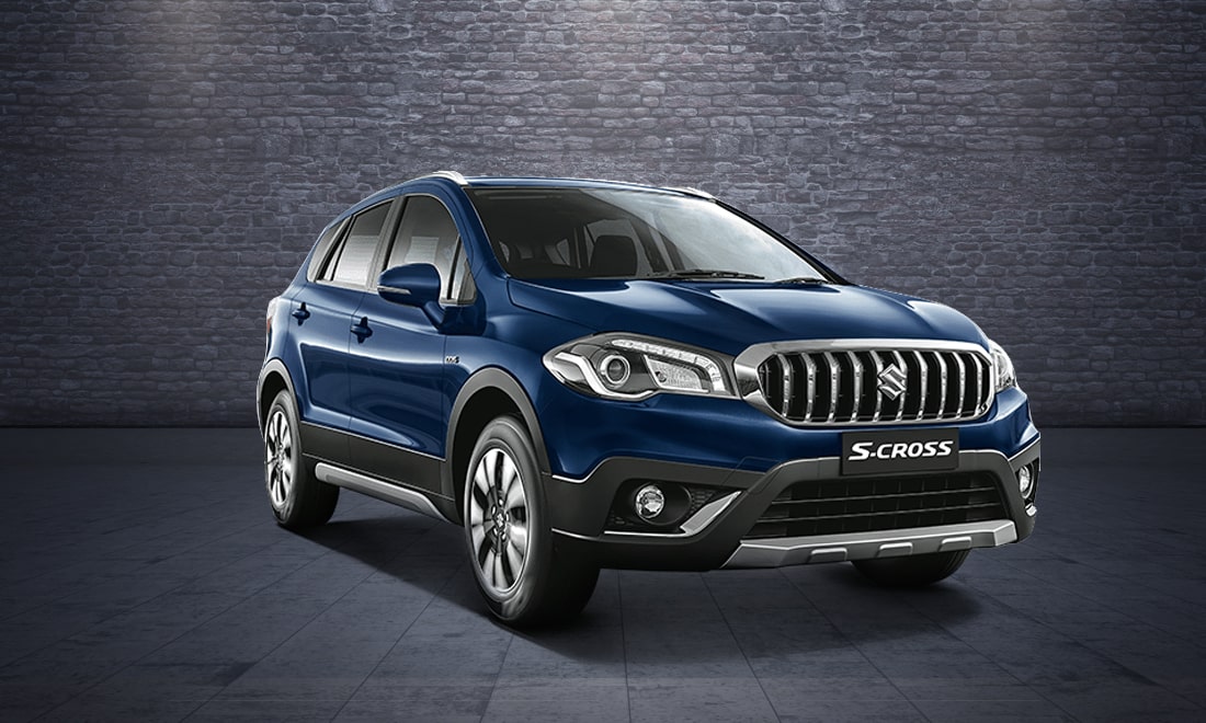 Maruti Suzuki S-Cross nexa blue