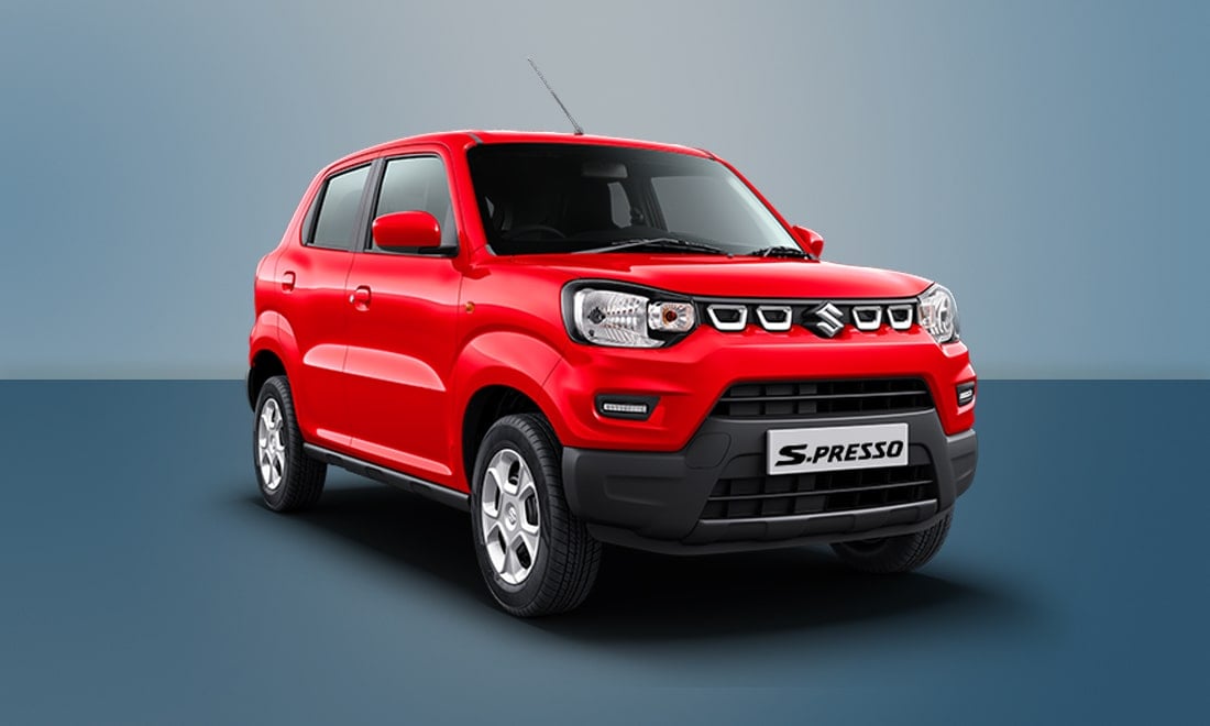 maruti Suzuki s-presso updown solid fire red