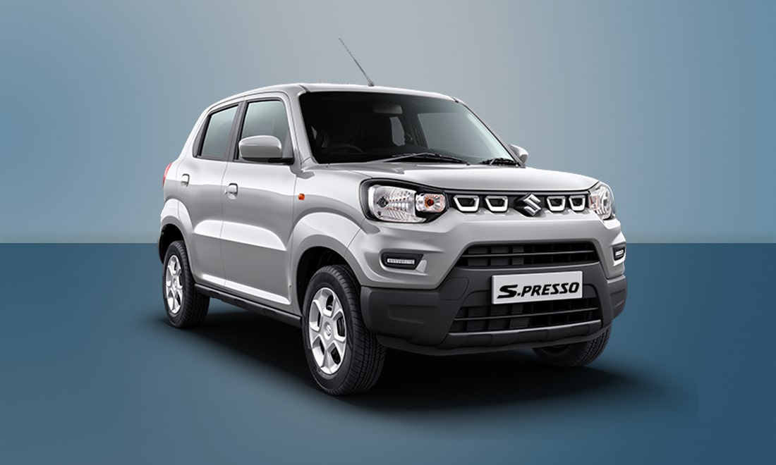 maruti Suzuki s-presso updown metallic silky silve