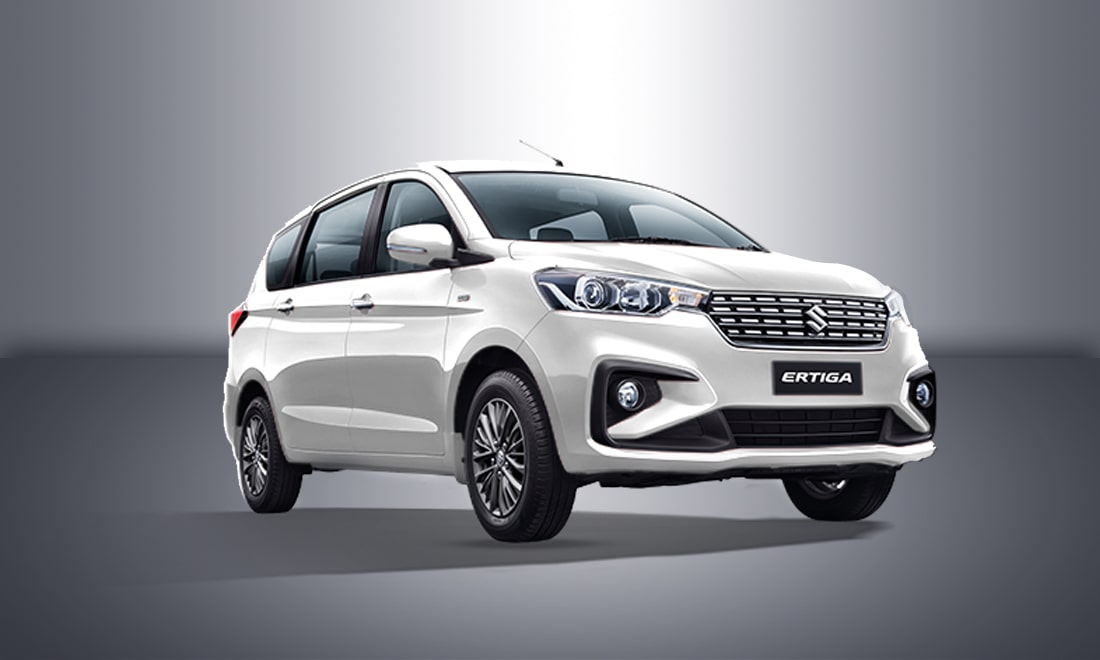 Maruti Suzuki ertiga pearl arctic white