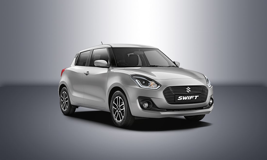 Maruti Suzuki swift metallic silky silver