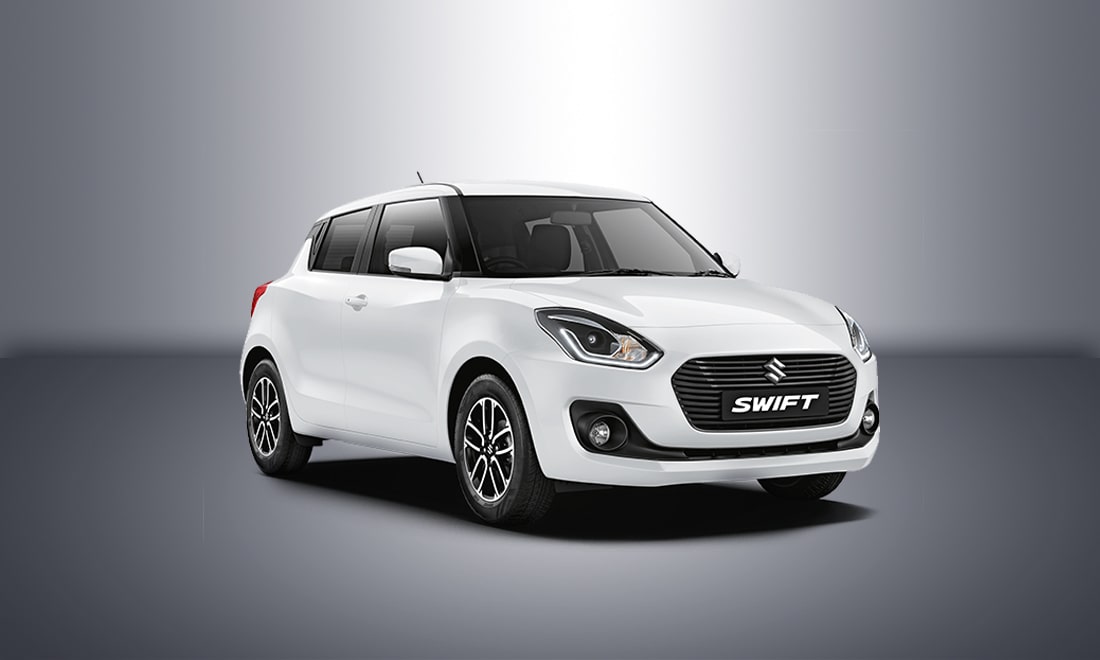 Maruti Suzuki swift colour pearl arctic white