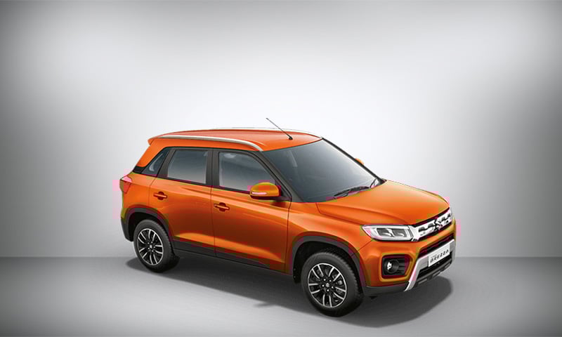 Maruti Suzuki Vitara Brezza Autumn Orange Maruti Suzuki Vitara Brezza autumn orange