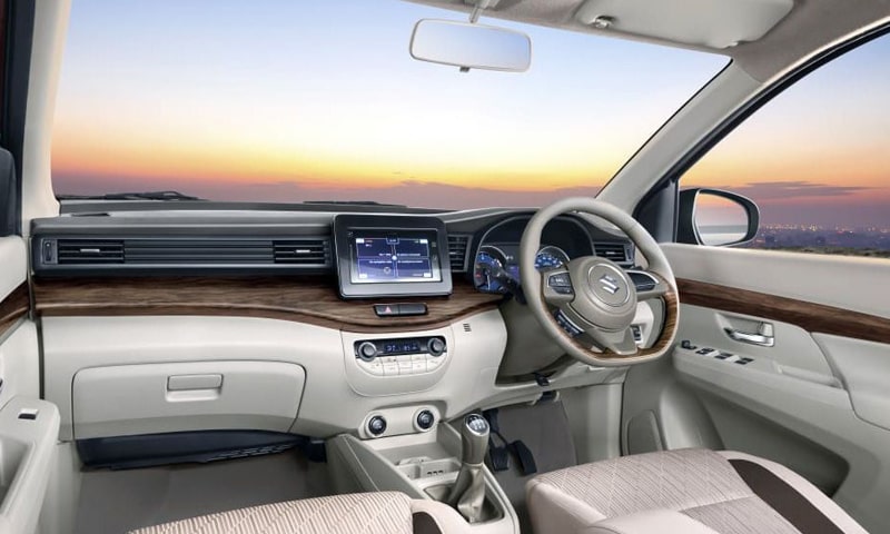 Maruti suzuki Ertiga Cabin View